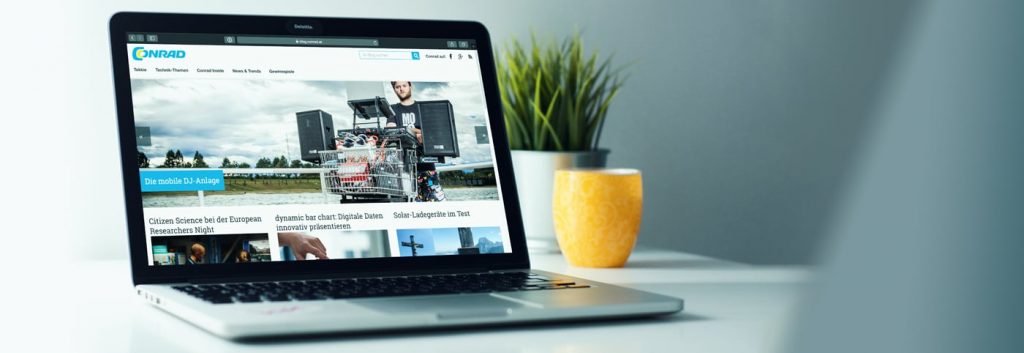 Conrad Blogsystem – das Online Magazin für Technik Fans